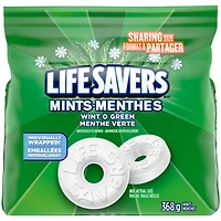 LIFE SAVERS, Wint O Green, bonbons à la menthe, sac, 368 g LS SUP WINTOGREEN