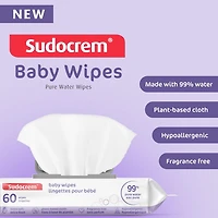 Sudocrem® Pure Water Wipes - 480ct, 99% pure water formula