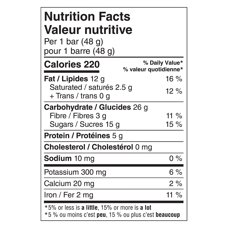 Larabar Sans Gluten Noix de cajou 16 pièces, 768 g