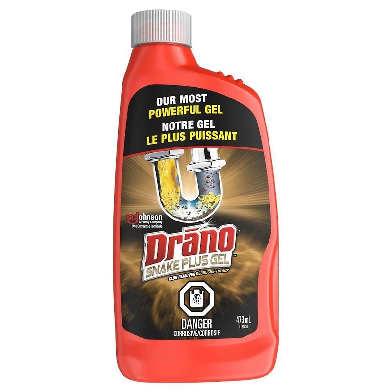 Drano Débouchoir Plus débouche-tuyaux et nettoyant de drains 473 ml