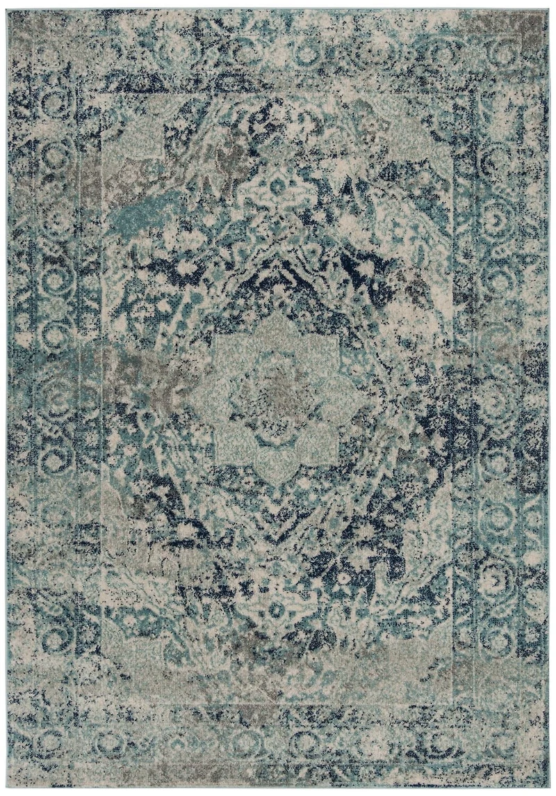 SAFAVIEH Madison Willoughby Overdyed Floral Area Rug