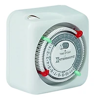 Intermatic Minuterie enfichable dintérieur de qualité supérieure avec déclencheurs amovibles