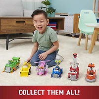PAW Patrol, Rescue Knights Chase, Véhicule transformable avec figurine articulée à collectionner, jouets pour les enfants à partir de 3 ans