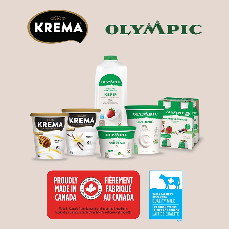 Olympic Yogourt Biologique nature 3,5 % 650g