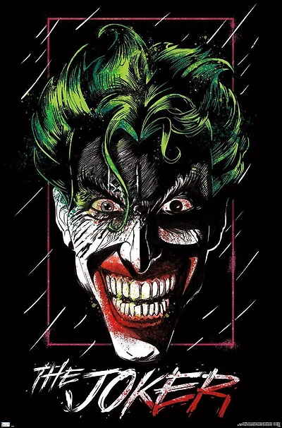 DC Comics - The Joker - Up Close Wall Poster