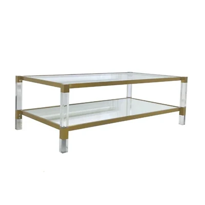 NERO COFFEE TABLE IN SILVER COLOR