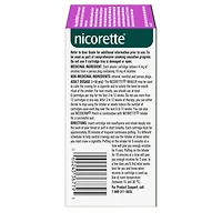 Nicorette Gomme de polacrilex de nicotine USP, Menthe ULTRA fraîche, 2 mg, 210 morceaux (Aide pour cesser de fumer) 210 morceaux