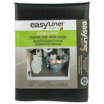 EasyLiner Under-the-Sink Liner, 24 in. x 4 ft., Black