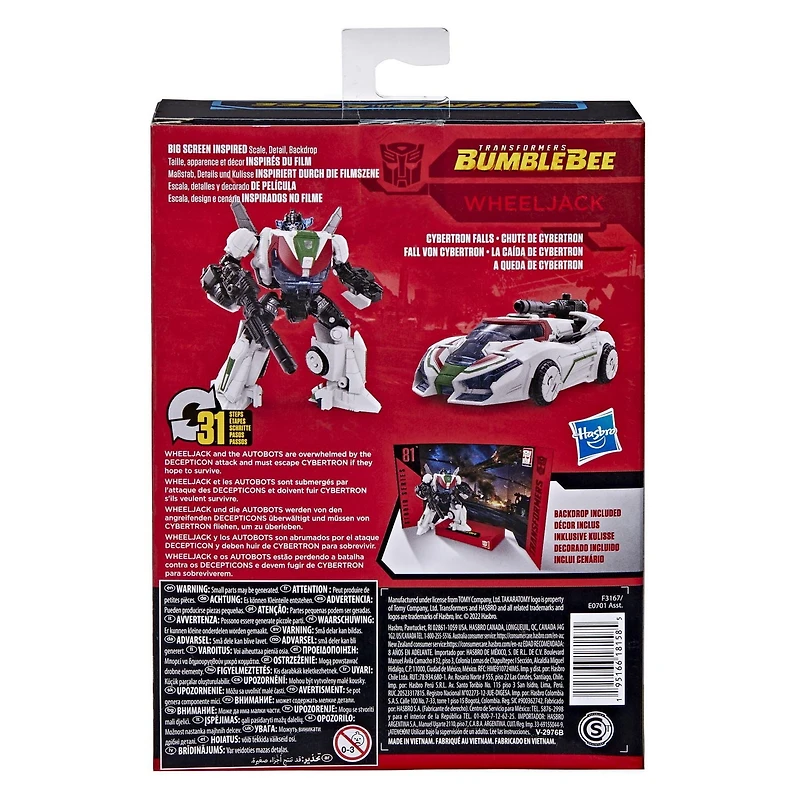 Transformers Studio Series 81 Deluxe Class Transformers: Bumblebee Wheeljack Action Figure, 4.5-inch