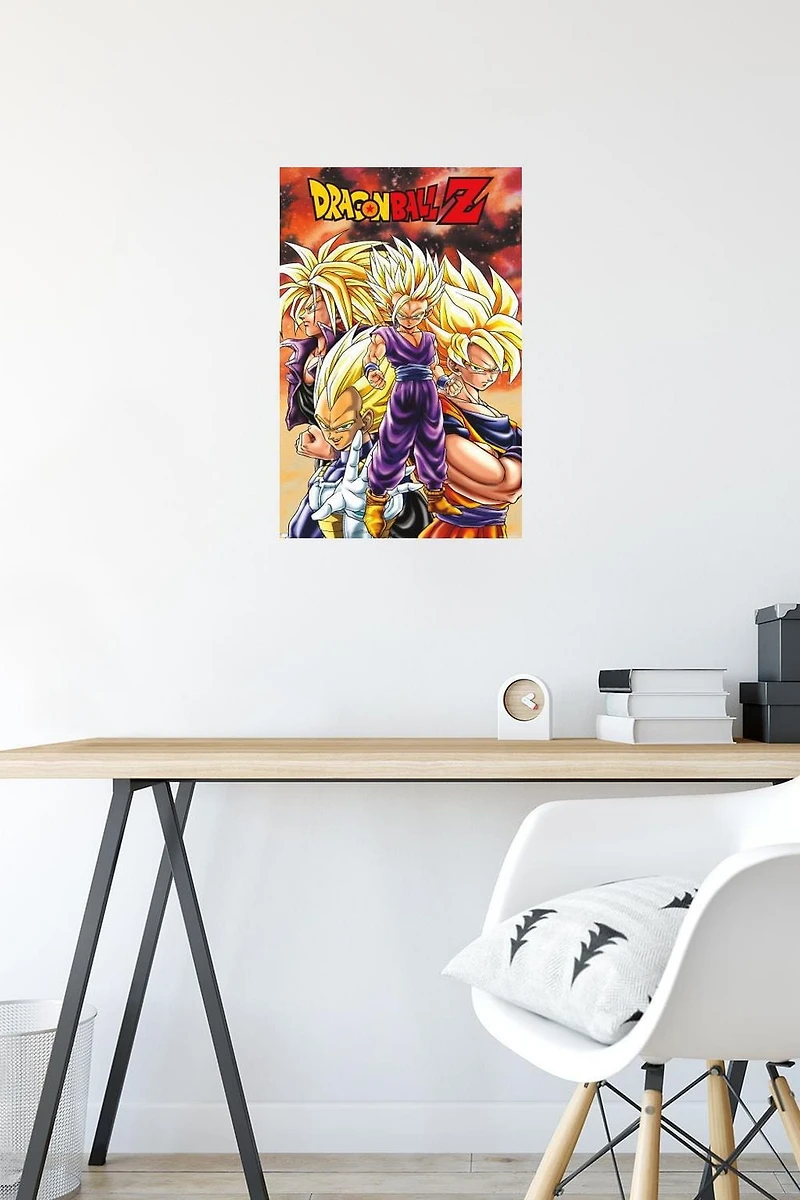 Dragon Ball Z - Saiyans Wall Poster, 22.375" x 34"