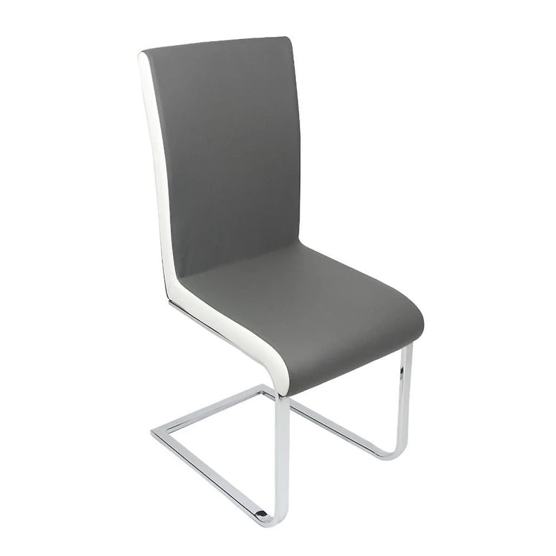 Canadian Anne Dining Chair Grey & White (Set of 2)