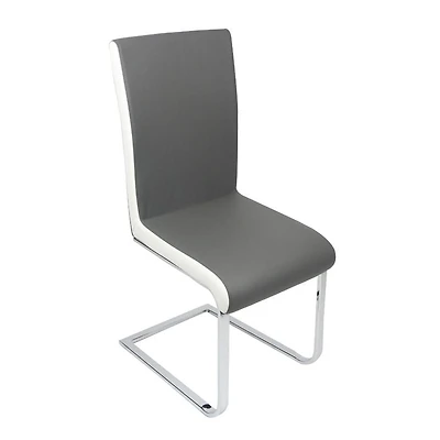 Canadian Anne Dining Chair Grey & White (Set of 2)