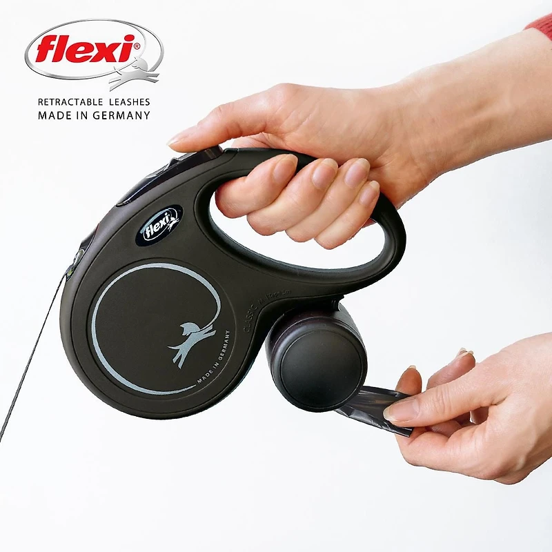 Flexi Fun Multi Box Stores Treats or Waste Bags Retractable Dog Leash Accessory, Dog Walking Accessory