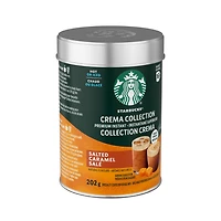Starbucks Crema Collection Salted Caramel Premium Instant Coffee Mix, Enjoy Hot or Iced