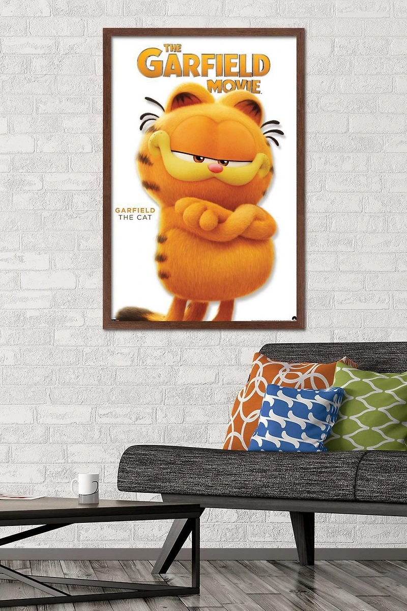 The Garfield Movie - Garfield Feature Series 24 Wall Poster with Magnetic Frame, 22.375" x 34"