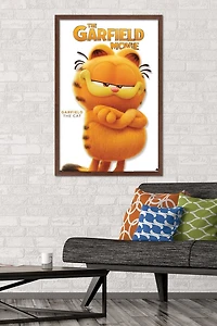 The Garfield Movie - Garfield Feature Series 24 Wall Poster with Magnetic Frame, 22.375" x 34"