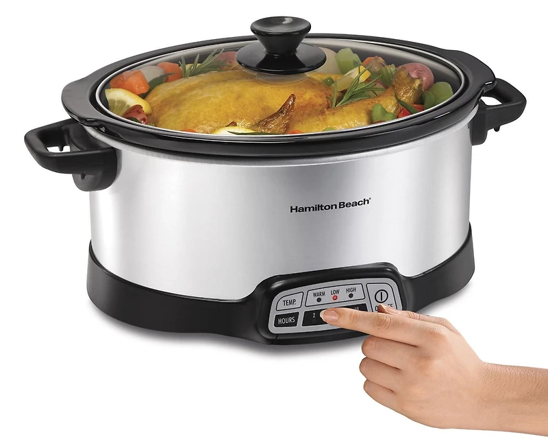 Hamilton Beach 6 Quart Programmable Slow Cooker 33463