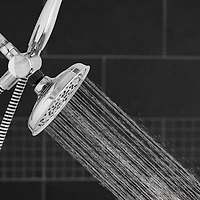Système de douche 2 en 1 à 6 + 1 modes de Waterpik PowerSpray VFC-133-653, chrome