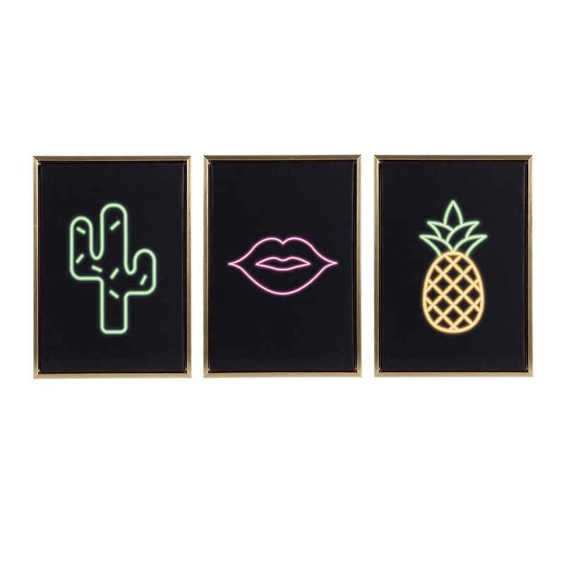 hometrends Serenna Pop Canvas Framed Art