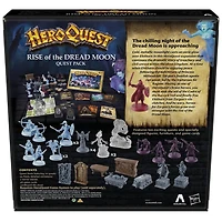 Avalon Hill HeroQuest Rise of the Dread Moon Quest Pack, Requires HeroQuest Game System to Play, Roleplaying Games for 2-5 Players, Ages 14+