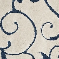 SAFAVIEH Florida Douglas Tapis Vignes Florales Shag