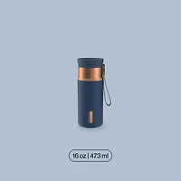 Bouteille d’eau isolée en acier inoxydable Contigo SnapSeal avec courroie de transport, 473 ml (16 oz) – antifuite, sans BPA, sans plomb, lavable au lave-vaisselle