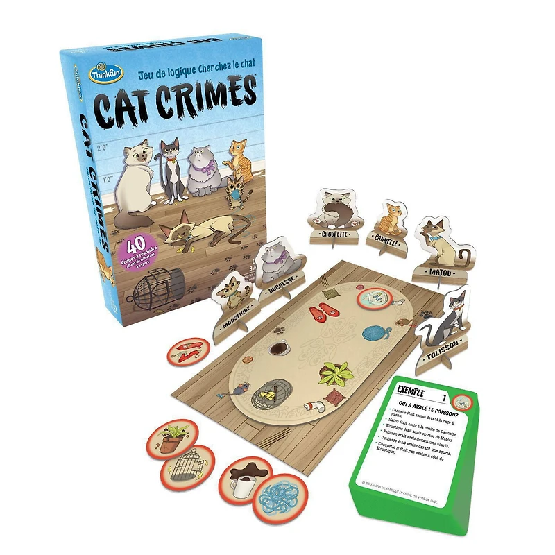 Thinkfun - Cat Crimes Game (French Edition)