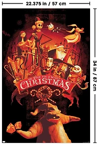 Disney Tim Burton's The Nightmare Before Christmas - Red Group Wall Poster, 22.375" x 34"