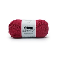 Caron® All Day Cotton™ #4 Worsted (Medium) Cotton Yarn, 3.5oz/100g 173 Yards