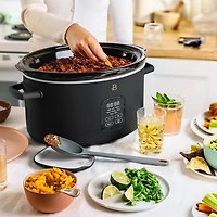 Beautiful Programmable 6-Quart Slow Cooker by Drew Barrymore, Pro 6Qt Slow Cooker