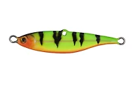 Berkley BHBVB-028-FTG Vibrato Jigging Bait, Slow Flutter on Fall, Enhanced Cosmetics, 2 5/8", 1oz, Two Treble Hooks, Fire Tiger Gold, Vibrato Jigging Bait, Two treble hooks