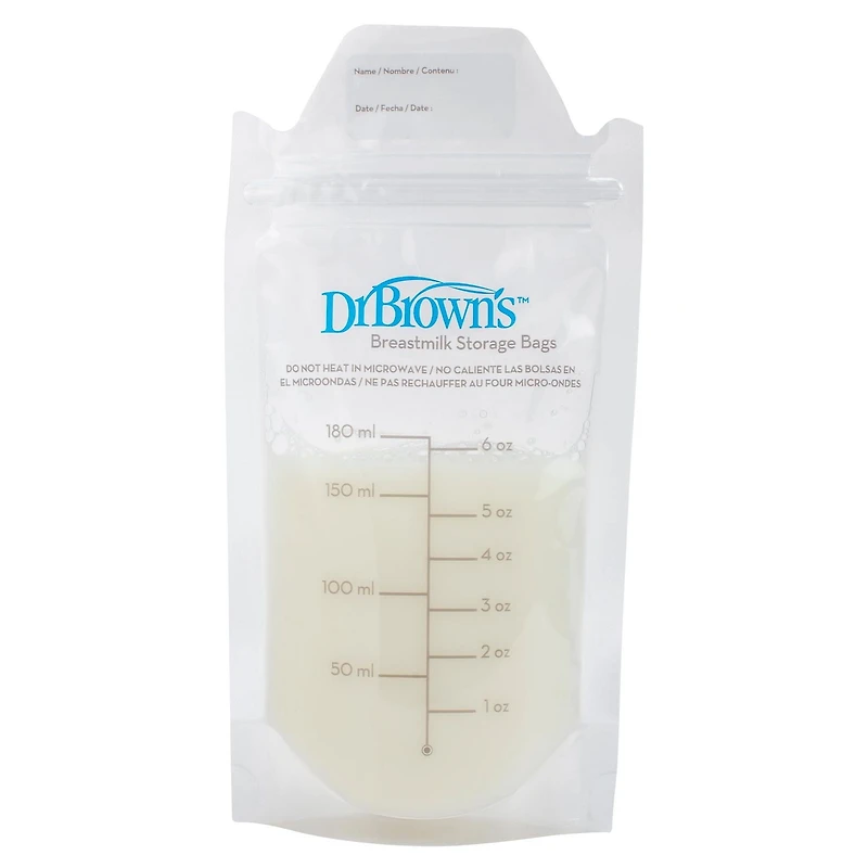 Dr. Brown's® Breastmilk Storage Bags 100 bags, 100 bags