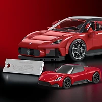 Mattel Brick Shop Hot Wheels Maserati MC20 Building Toy Kit (250 Pieces), for Collectors - Walmart Exclusive