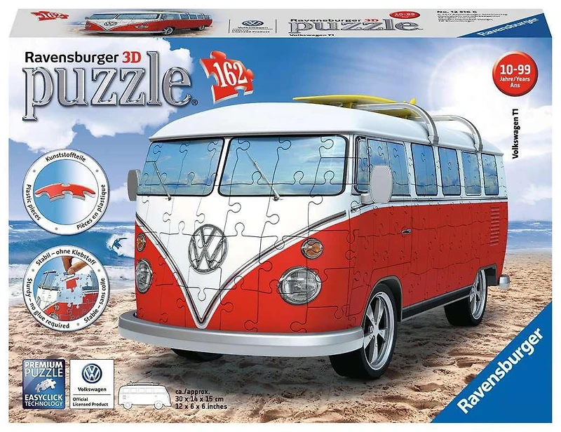Ravensburger - Combi T1 Volkswagen 3D casse-têtes  162 pc