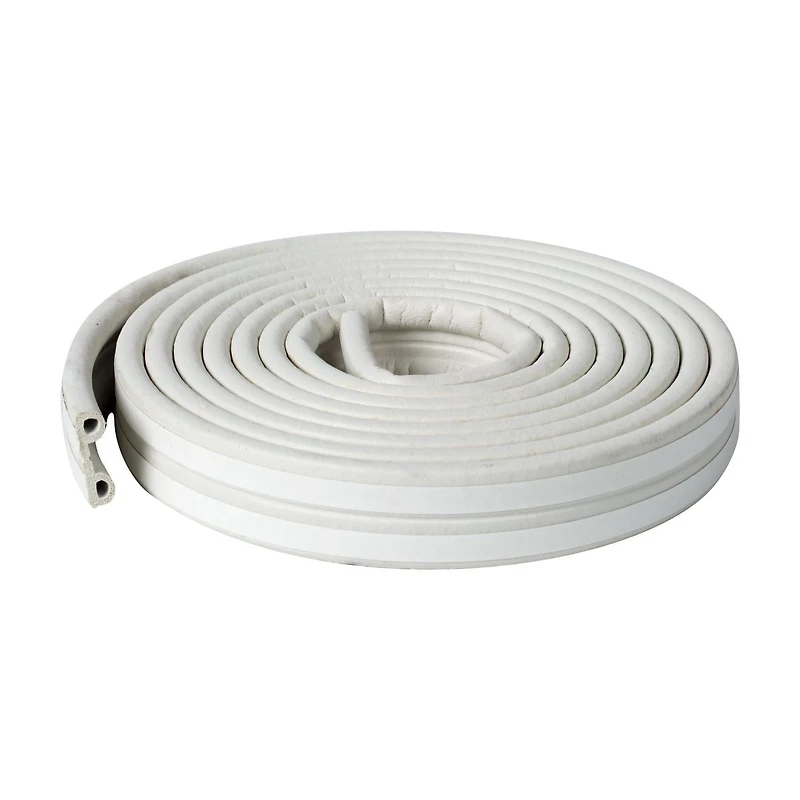 Bourrelet de calfeutrage ultra-robuste de marque Duck pour brèches de taille moyenne - Blanc 9,5 mm x 5,2 m