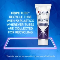 Dentifrice violet blanchissant Crest 3D White Brillance, Menthe lumineuse 85 ml
