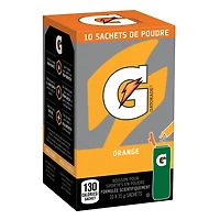 Gatorade Poudre Boisson Sportive Orange 10 x 35 g, Sachets 10 x 35 g