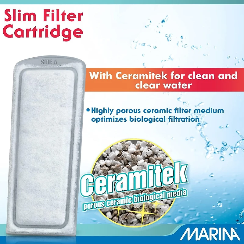 Cartouche Bio-Clear pour filtres Slim Marina, paquet de 3
