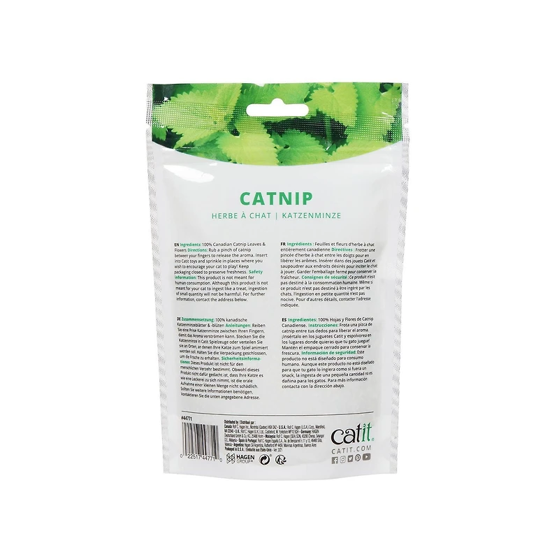 Catit Natural Catnip, Resealable Bag, 28 g (1 oz)