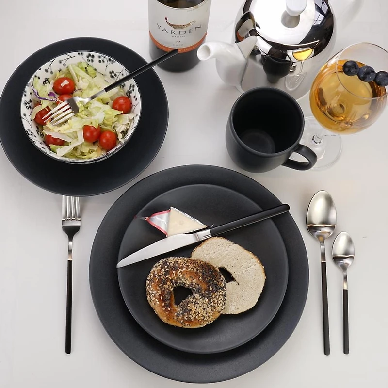 Mesa Ceramics Granito Stoneware 12 Piece Dinner Set, Service for 4