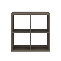 Gorham 4 Cubby Armoire de Rangement en Gris