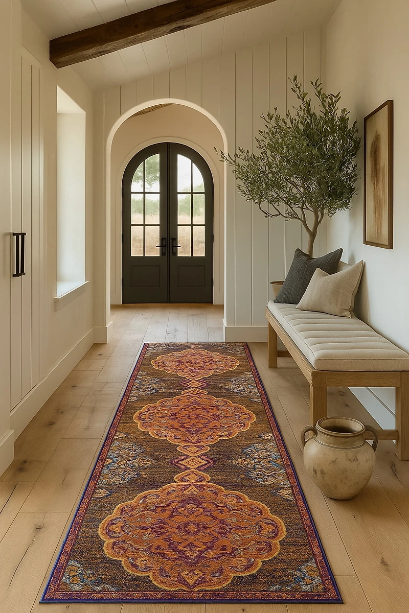 Tapis traditionnel de la collection Savannah Rug Branch