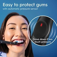 Brosse à dents électrique rechargeable Oral-B iO Série 2, vert forêt avec 1 brossette soins doux – Capteur automatique de pression pour protéger les gencives – 3 modes –
