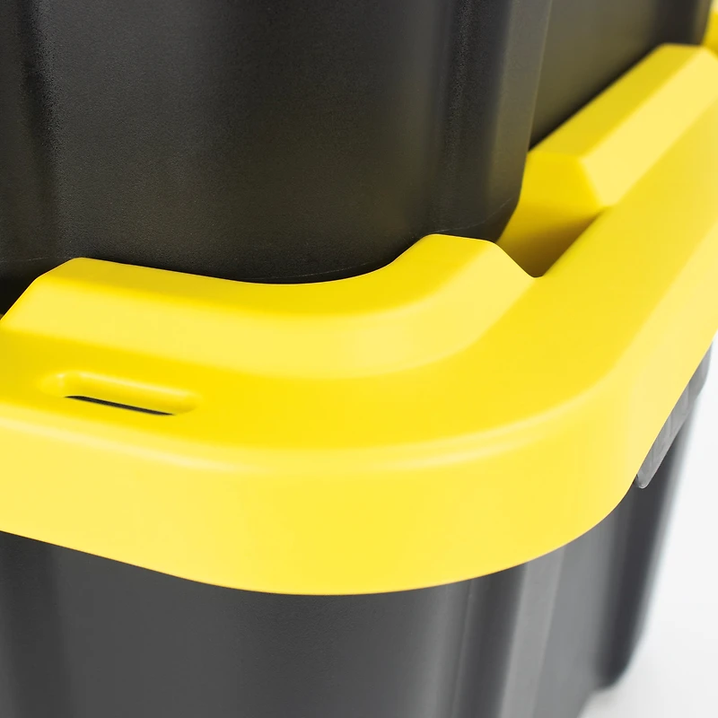 Tuff StoreTM 70L (18.5 gal.), Heavy Duty - Safety Yellow & Carbon Black