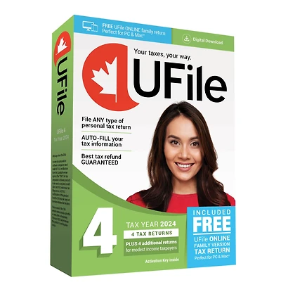 Dr. Tax UFile 4 for Tax Year 2024, UFile 4 tax returns