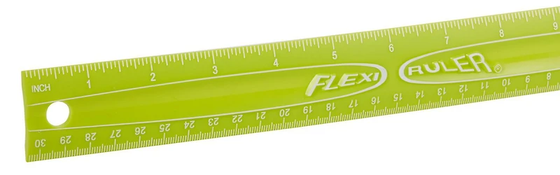 It's Academic Flexi Ruler, Green