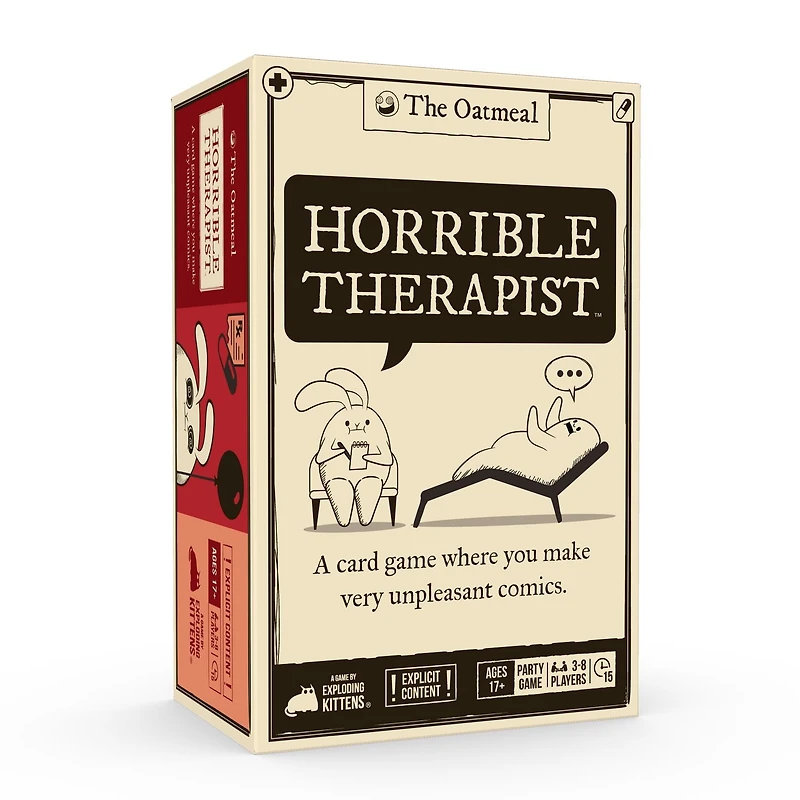 Thérapeute horrible Un jeu de cartes.