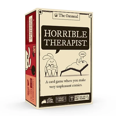 Thérapeute horrible Un jeu de cartes.