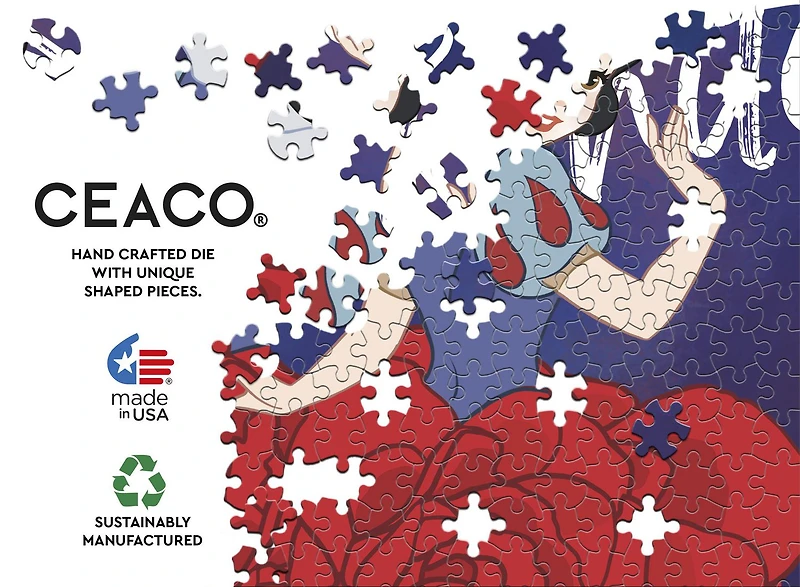 Ceaco Disney Princess Snow White 200-Piece Interlocking Jigsaw Puzzle for Children Ages 8+