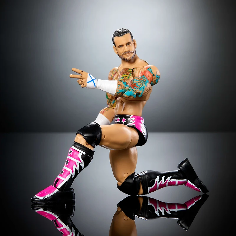 WWE Ultimate Edition CM Punk Action Figure & Accessories Set, 6-inch Collectible Superstar